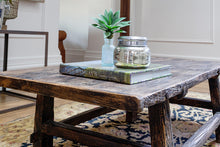 Load image into Gallery viewer, Antique Timber Coffee Table