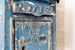 French antique letterbox
