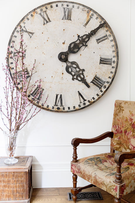 Large 18C French Railway clock